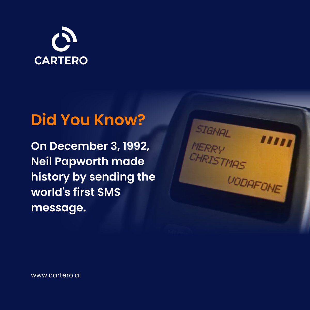 cartero_io's tweet image. The world of messaging has evolved significantly since the first SMS message was sent in 1992. Today, SMS has emerged as a vital tool for businesses to establish meaningful connections with their customers.📱💬 

#SMSNotification #Marketing #Cartero