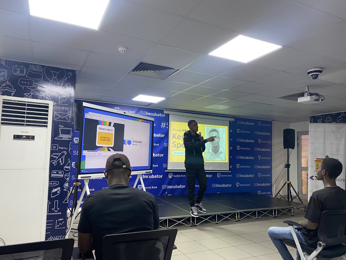 Awesome presentation by #GDGAccra lead 
 #GoogleIOExtendedAccra