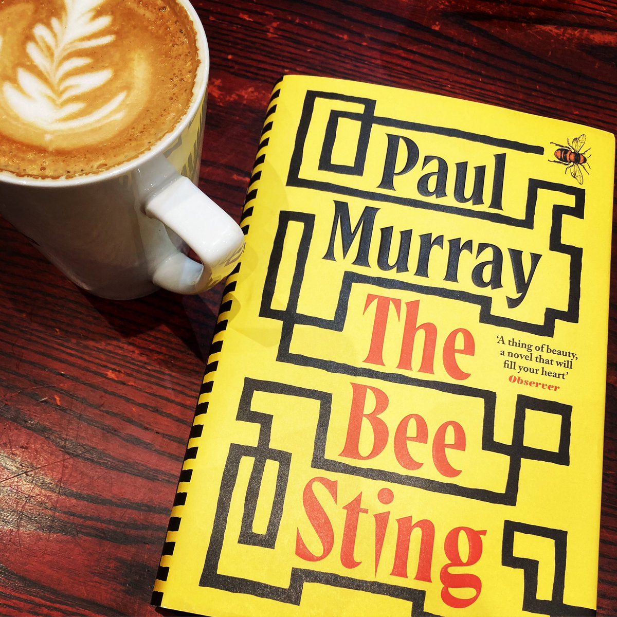 BookishChat's tweet image. Loving it. You were right @KateSawyer 

#TheBeeSting #PaulMurray @HutchHeinemann