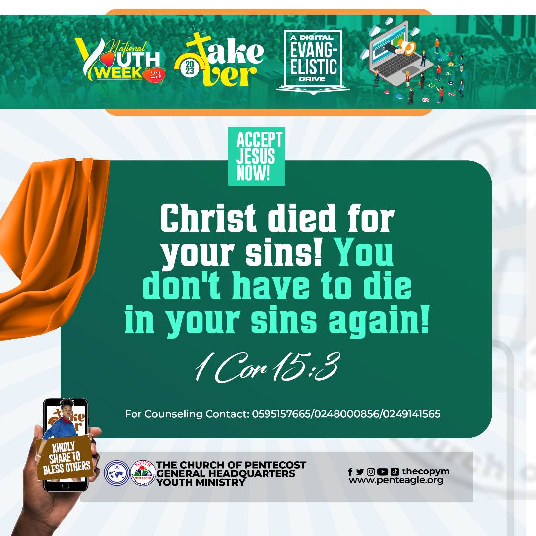 All of our sins are nailed to the cross. Christ paid it all.

🧎🏽‍♂️To accept Jesus as your Lord and personal savior, kindly fill the form with the attached link:
forms.gle/PSrfS6bJJHvJBs…

#NYWC23 | #GroundedInChrist |  #MaximumImpact | #PossessingTheNations