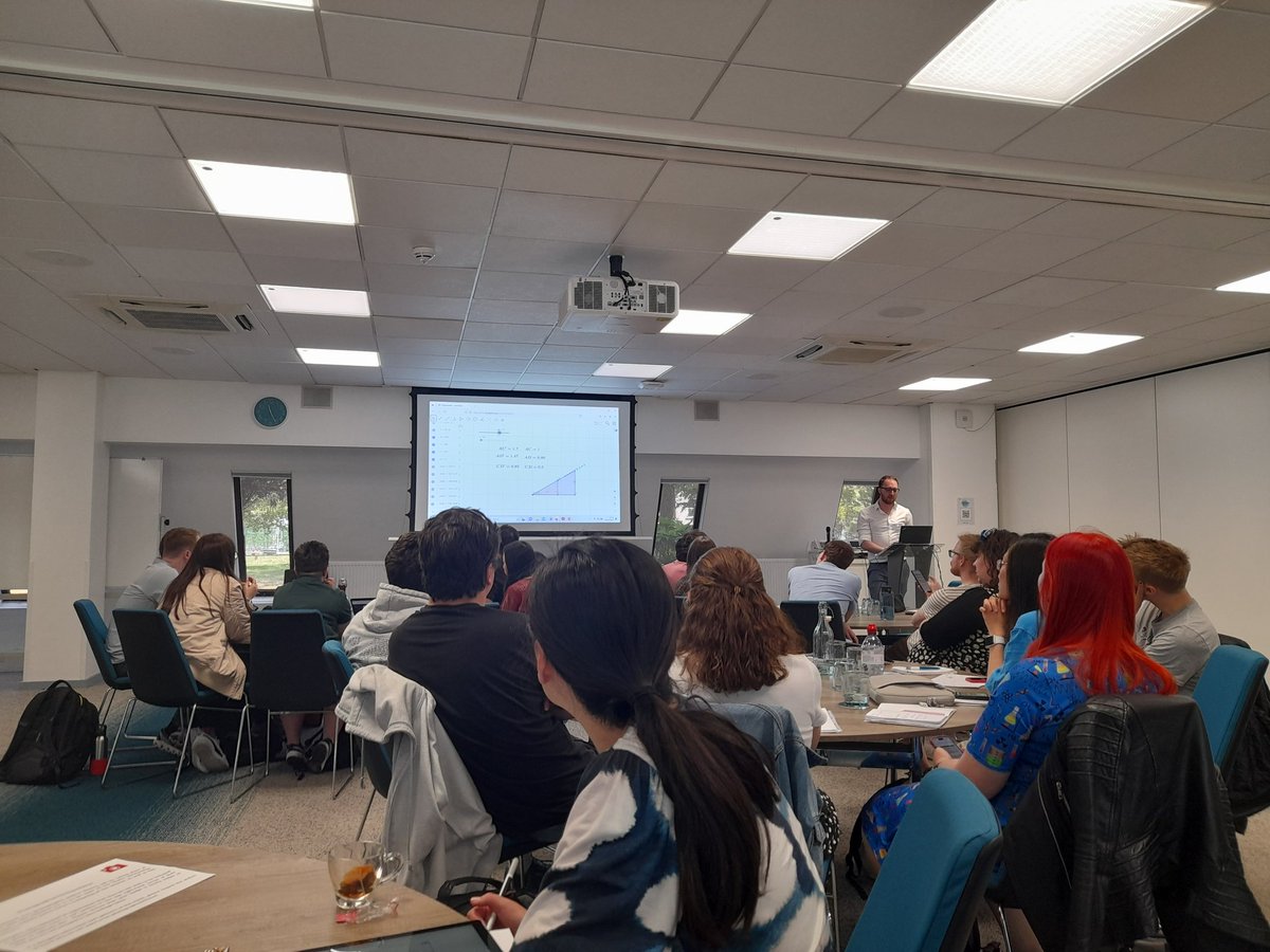 warnes_a's tweet photo. Back at another brilliant @Beamathsteacher IMA scholarship event at @ConferenceAston exploring trigonometry. https://t.co/CeZFHvwXGW