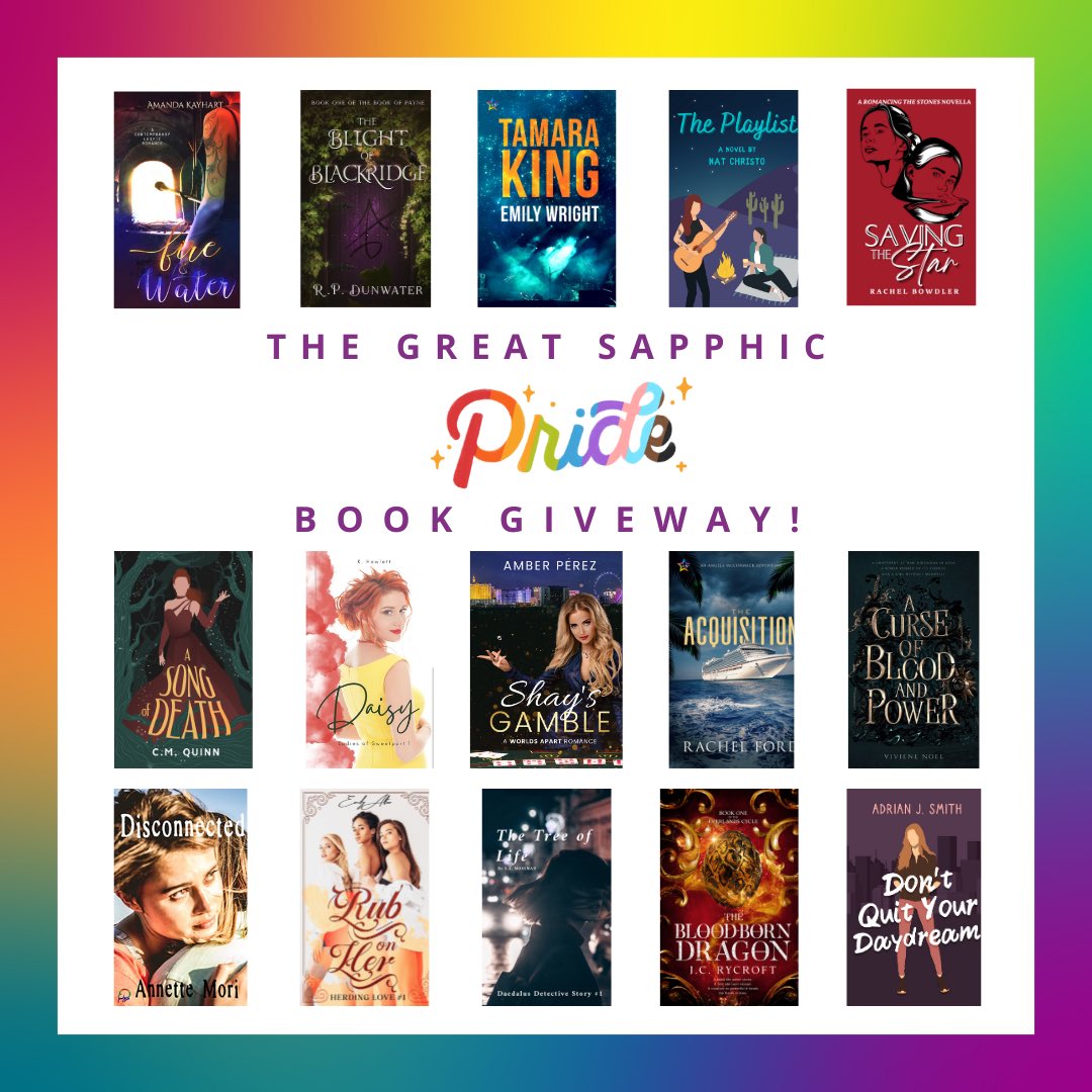 RachelBowdler_'s tweet photo. 🧵 Let’s look at some of the amazing books you can win in the Great Sapphic Pride Giveaway! Three winners will receive a prize back of a WHOPPING 15 books, sent anywhere in the world. 

Enter here: https://t.co/qZnBnPNJi3 https://t.co/GQRfvCXga4