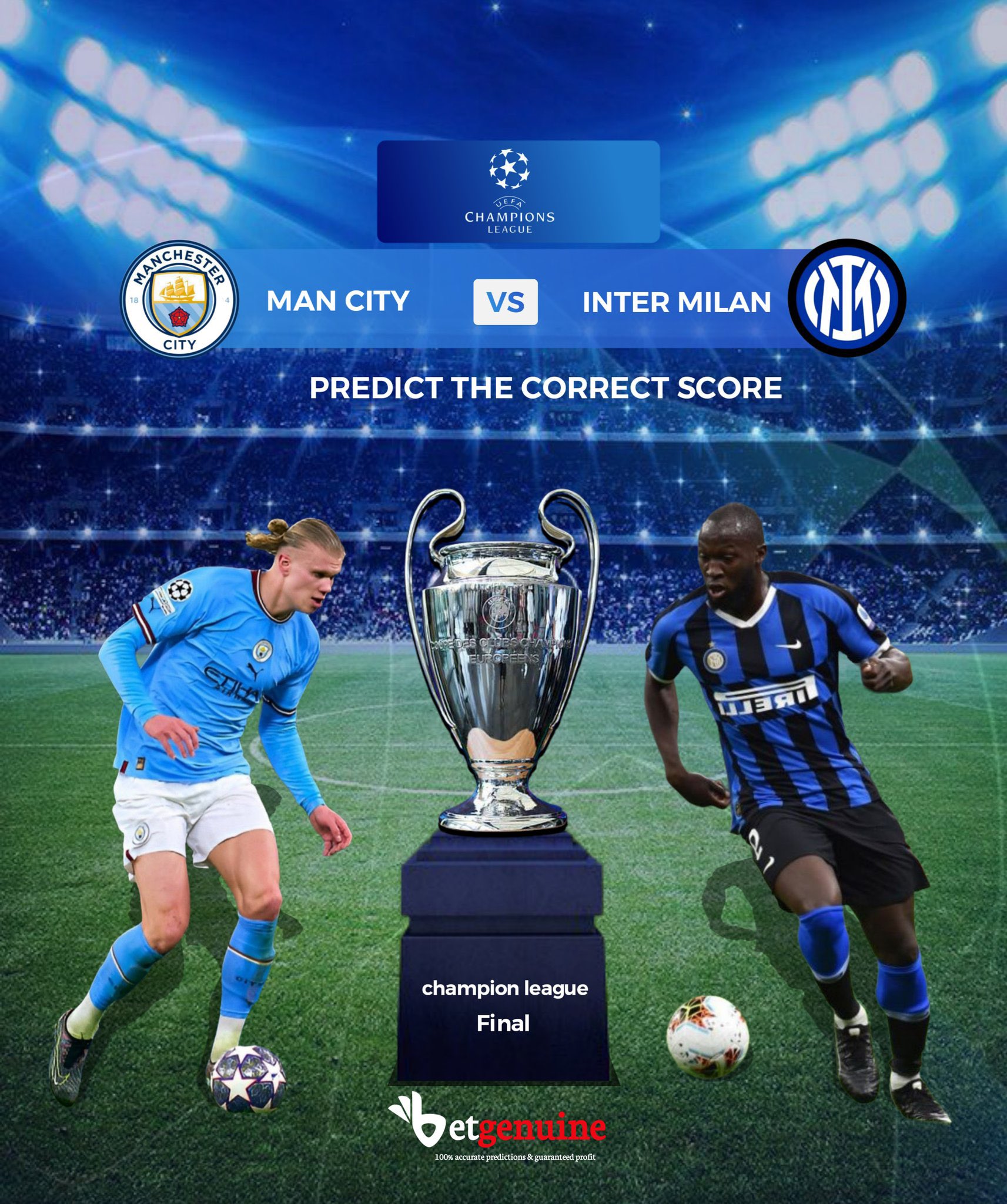 When is 2023 Champions League final? Date, city, stadium, betting