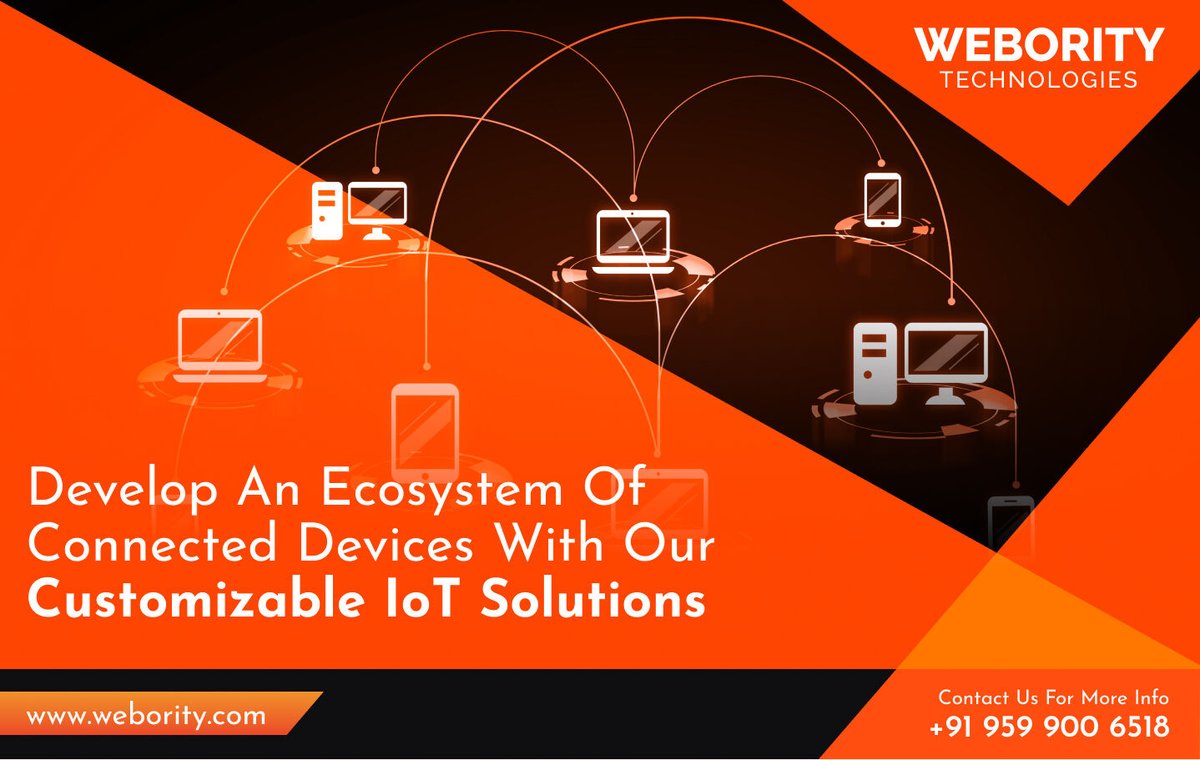 webority's tweet image. With our customizable IoT solutions, you can develop a connected ecosystem of devices that optimize operations and transform industries. Embrace the power of IoT, drive efficiency, and revolutionize the way you do business. 

#IoTSolutions #ConnectedEcosystem