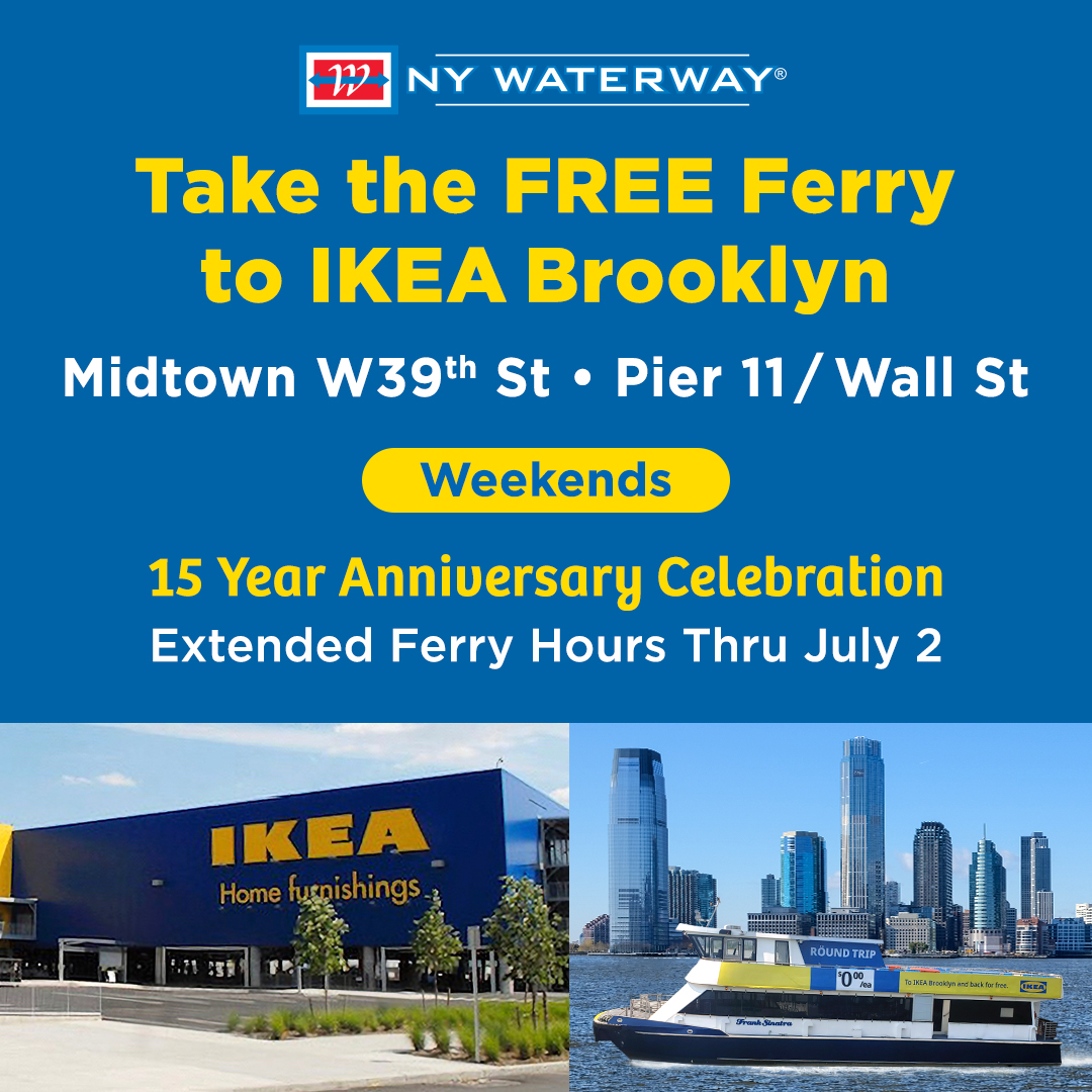 NY Waterway on Twitter "Just a reminder, starting today our Free
