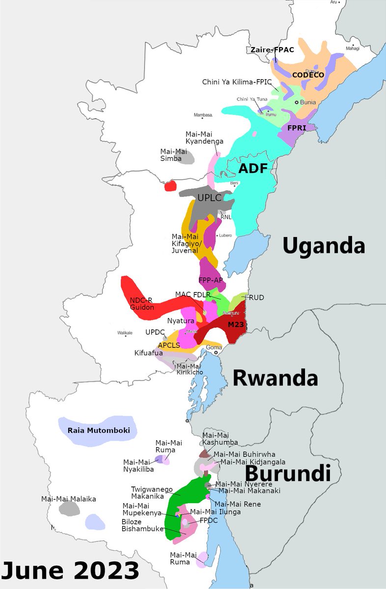 BorysTheFella on Twitter: "Map of activity of armed groups in Eastern