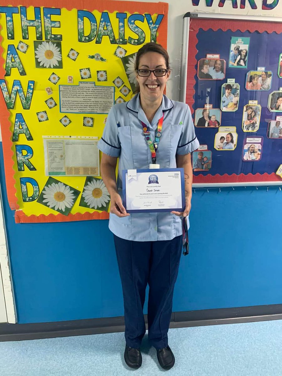 Congratulations to our Smart (Sarah) on her amazing 25 years of service in the NHS! Thank you for everything you do for our patients, families and staff ❤️