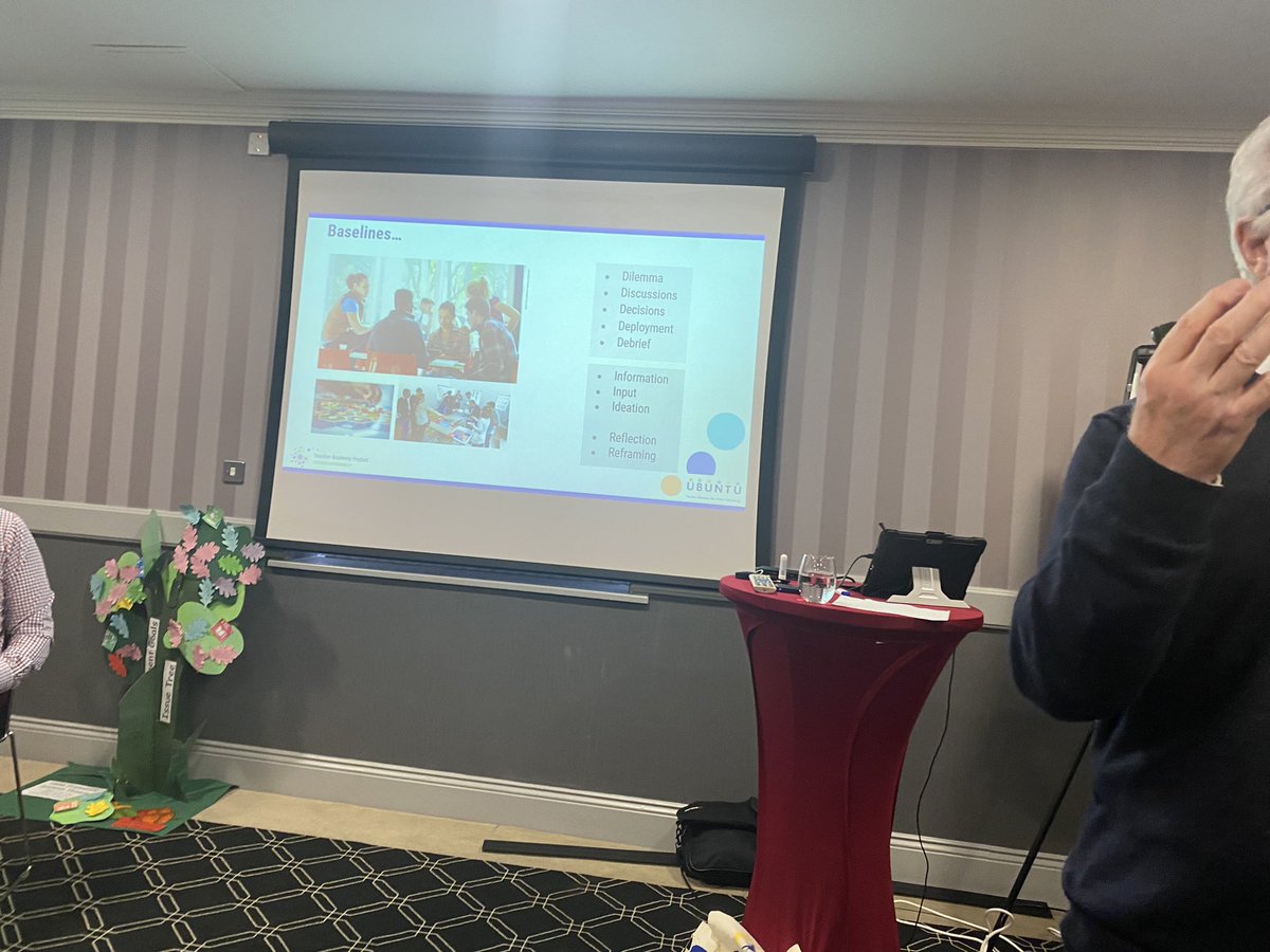 Thanks to @_conorgalvin for a great presentation @Ubuntu_Network dialogue day on the use of #SeriousGames #EducationalGames in creating awareness around climate change & other challenges of our time. See tap-ts.eu for more details on the @EUErasmusPlus project.