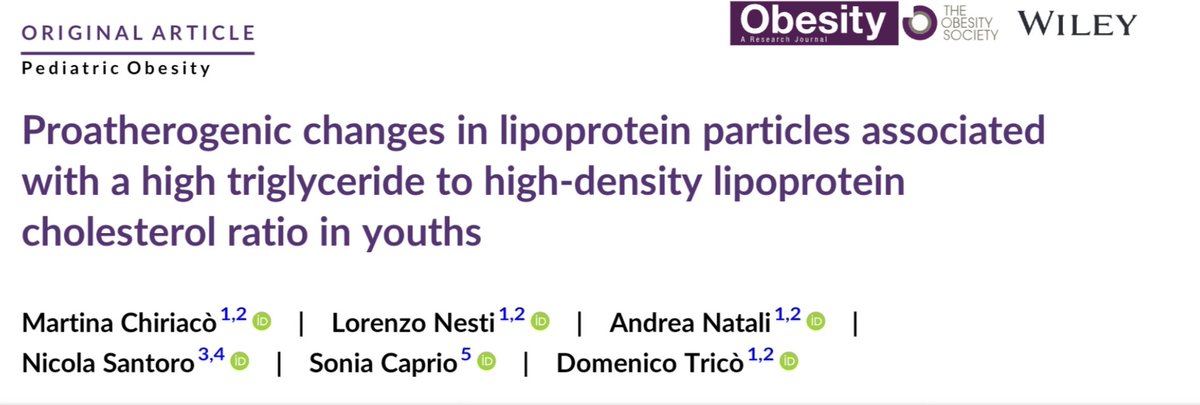 Go beyond the same old interpretation of TG and HDLc levels: see how size and concentration of different lipoproteins change with increasing  TG/HDL ratio ↗️

Spoiler: it gets worse 
 doi.org/10.1002/oby.23…

 <a href="/ObesitySociety/">The Obesity Society</a> <a href="/MartinaChiriac3/">Martina Chiriacò</a>  @DomenTric  <a href="/dotLorenzoNesti/">Lorenzo Nesti</a>