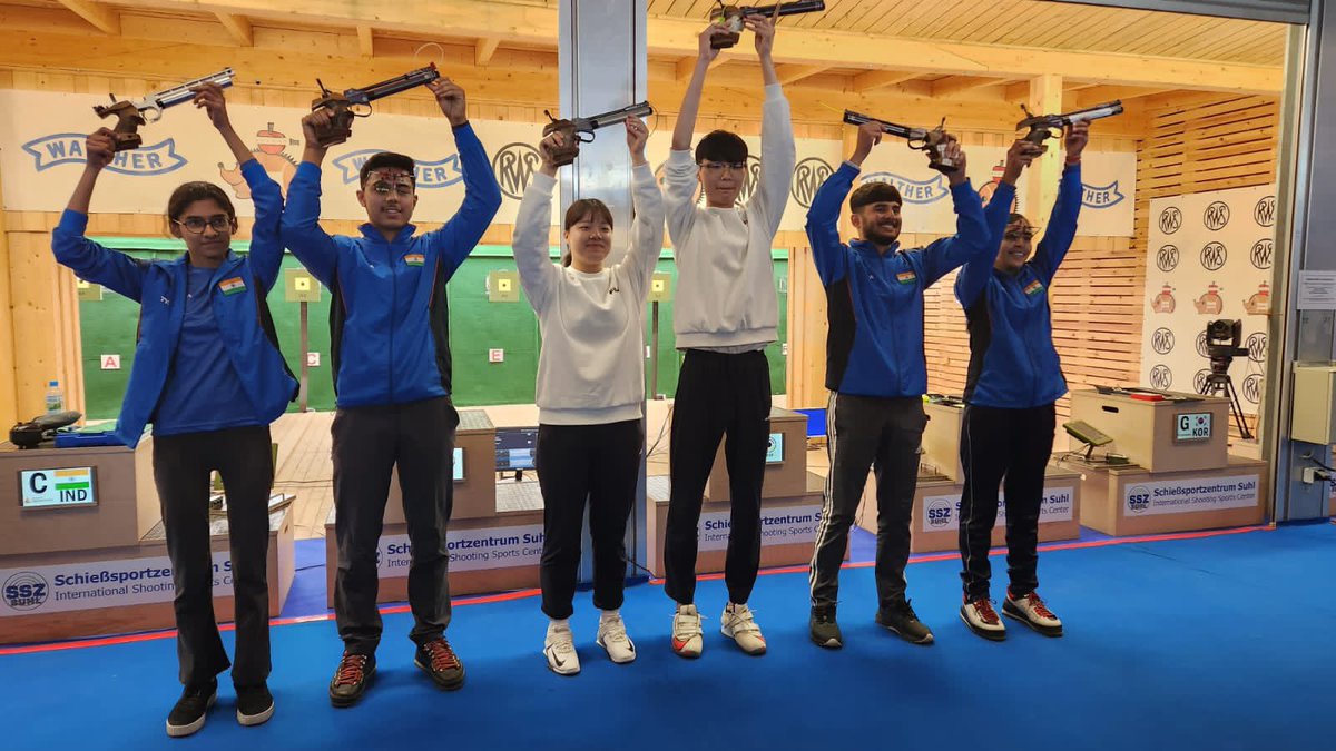 Our shooters continue to make us proud! Incredible performance by India at ISSF Junior World Cup 2023 with a tally of 15 medals and emerging on top of the medals table. Each victory is a testament to our young athletes' passion, dedication, and spirit. Best wishes to them.