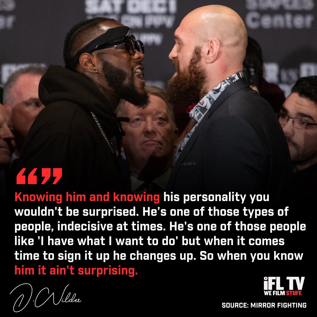 Deontay Wilder on Tyson Fury reportedly holding up Saudi deal for the heavyweight doubleheader 🗣

#DeontayWilder | #WilderJoshua | #TysonFury | #FuryUsyk