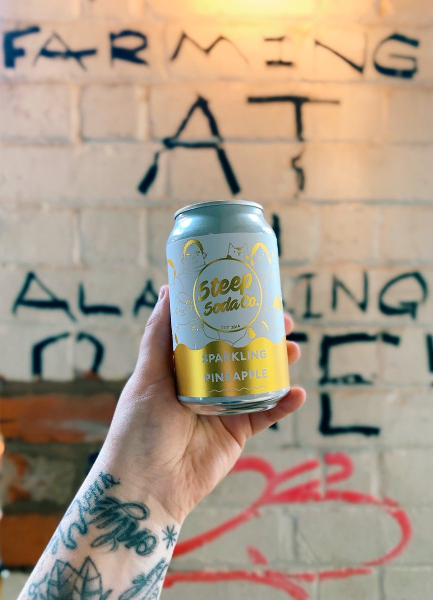We’ve got cold beer on tap and super tasty soft drinks from <a href="/SteepSodaCo/">Steep Soda Co.</a> in the fridges! #sorted
