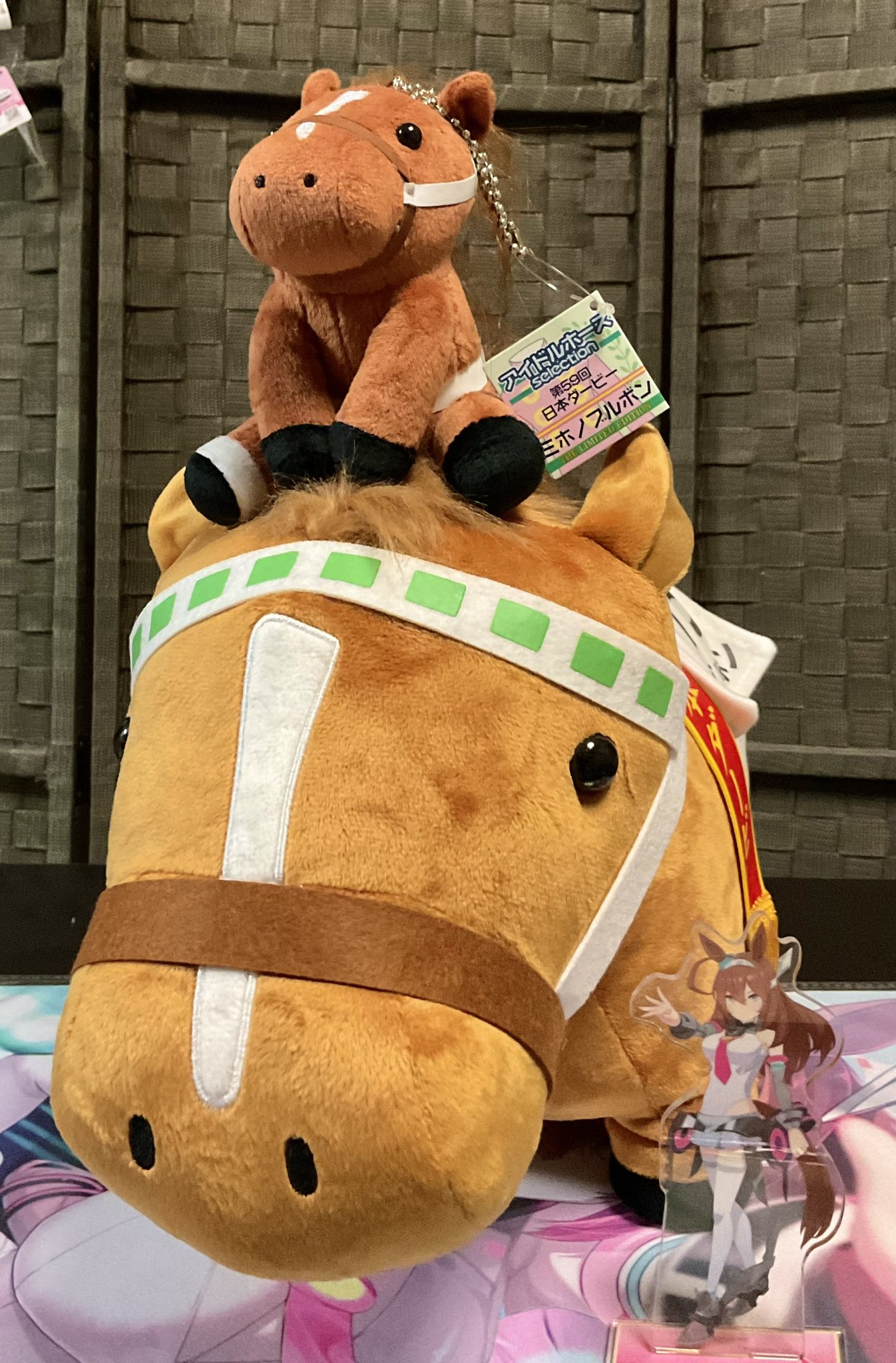 シルバー/レッド JRAVAN30周年記念 非売品 ミホノブルボン Ｓサイズ