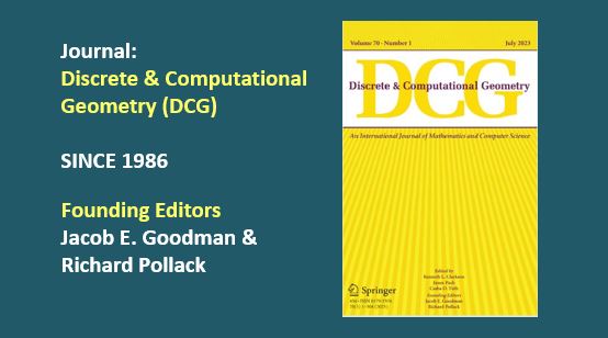 SpringerMath's tweet image. ✈️Going for #SoCG CGWeek 2023 Dallas @UT_Dallas? Join us for a wine and cheese reception 🍷🍾🧀on June 12th (Mon) at 18:10, to discuss what Discrete & Computational Geometry can do for the community and its future!
#DiscreteandComputationalGeometry
ℹ️springer.com/journal/454/up…