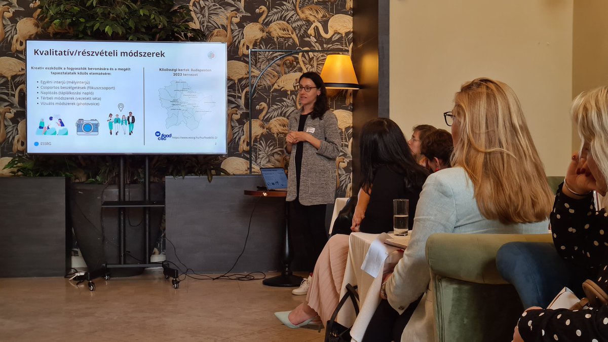 Congratulations @essrg colleagues, Vanda, Emese, and Dia, for the fantastic #PlanEAT event this Thursday - presenting results from the food environment mapping!
It's a huge milestone! Thanks to the 30+ participants representing the Horeca sector and our main collaborator, VIMOSZ.