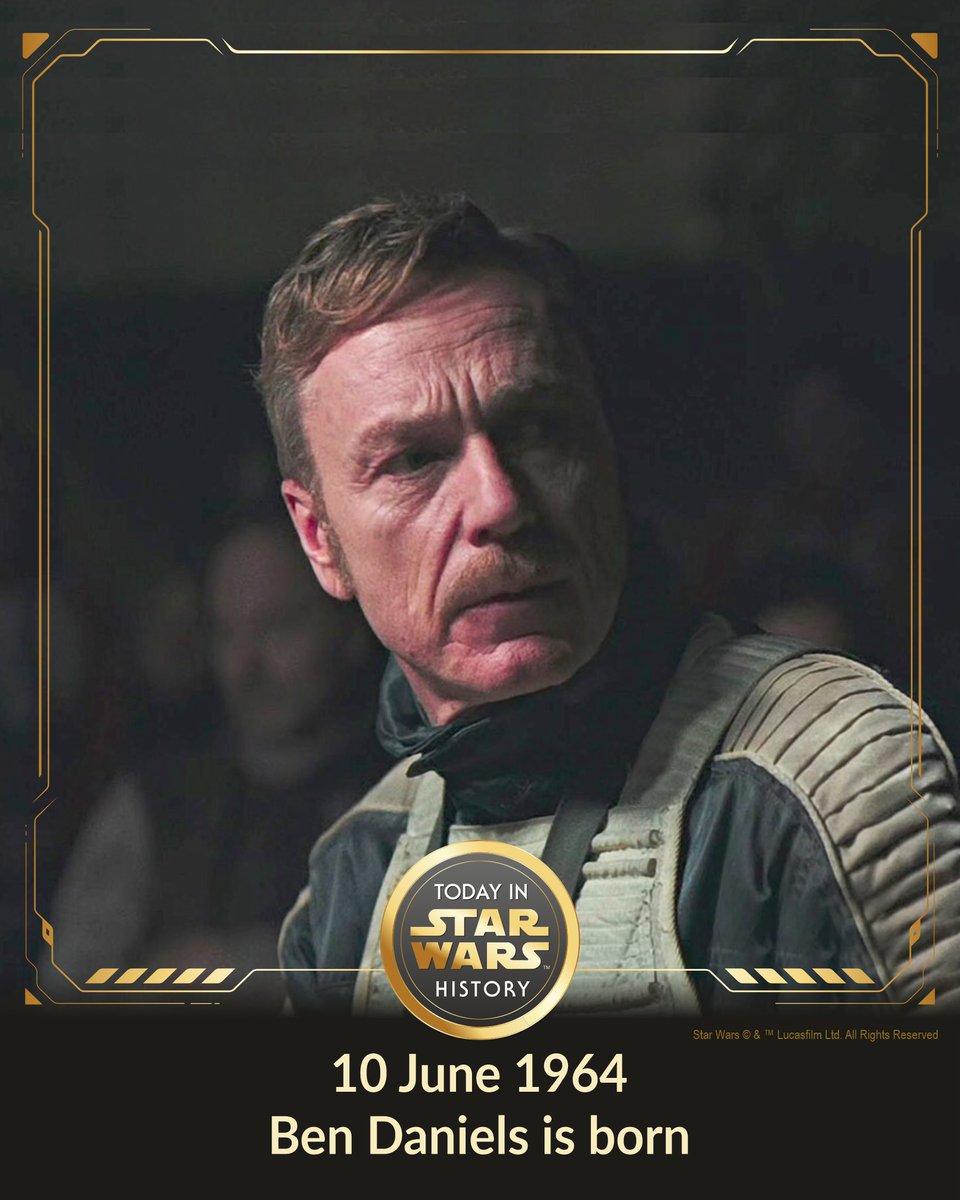 10 June 1964 #TodayinStarWarsHistory 'This information is not from High Command. It comes straight from me.' #AntocMerrick #RogueOne #BenDaniels