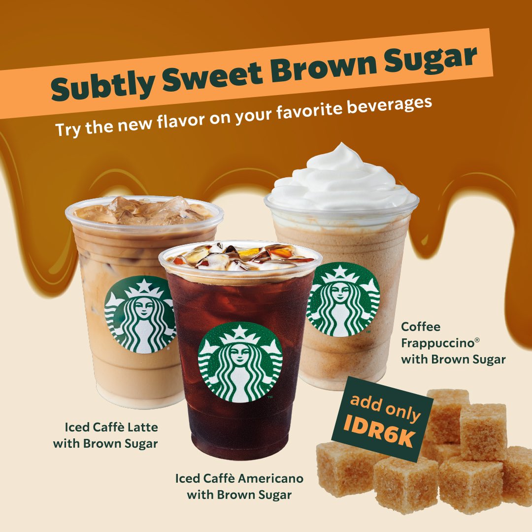 Starbucks Indonesia on X: Experience the burst of subtle sweetness! Pamper  your taste buds with the new flavor on your favorite beverages just by  adding IDR 6K! Try it on Iced Caffe