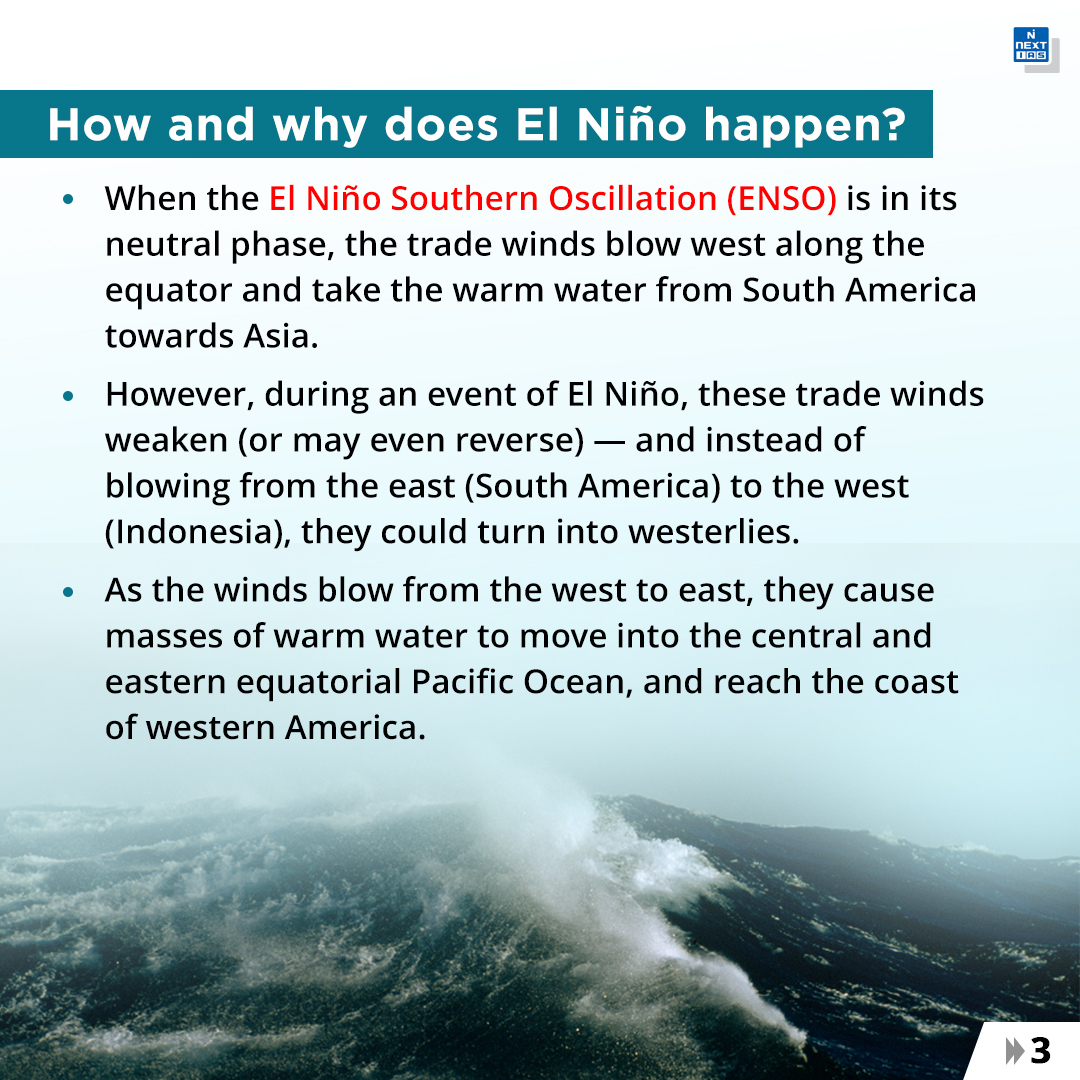 NEXTIAS_Delhi's tweet photo. 𝐃𝐚𝐢𝐥𝐲 𝐈𝐧𝐟𝐨𝐠𝐫𝐚𝐩𝐡𝐢𝐜𝐬 (10-06-2023)
𝐓𝐨𝐩𝐢𝐜: El Niño is back after 7 years
For more infographics: https://t.co/lPui73eUeY
#infographics #nextias #ias #June2023 #June10 #ElNino #nationaloceanicandatmosphericadminstration #climatepattern #pacificocean #Enso #tradewinds #temperatureimpacts #heatwaves #floods #droughts