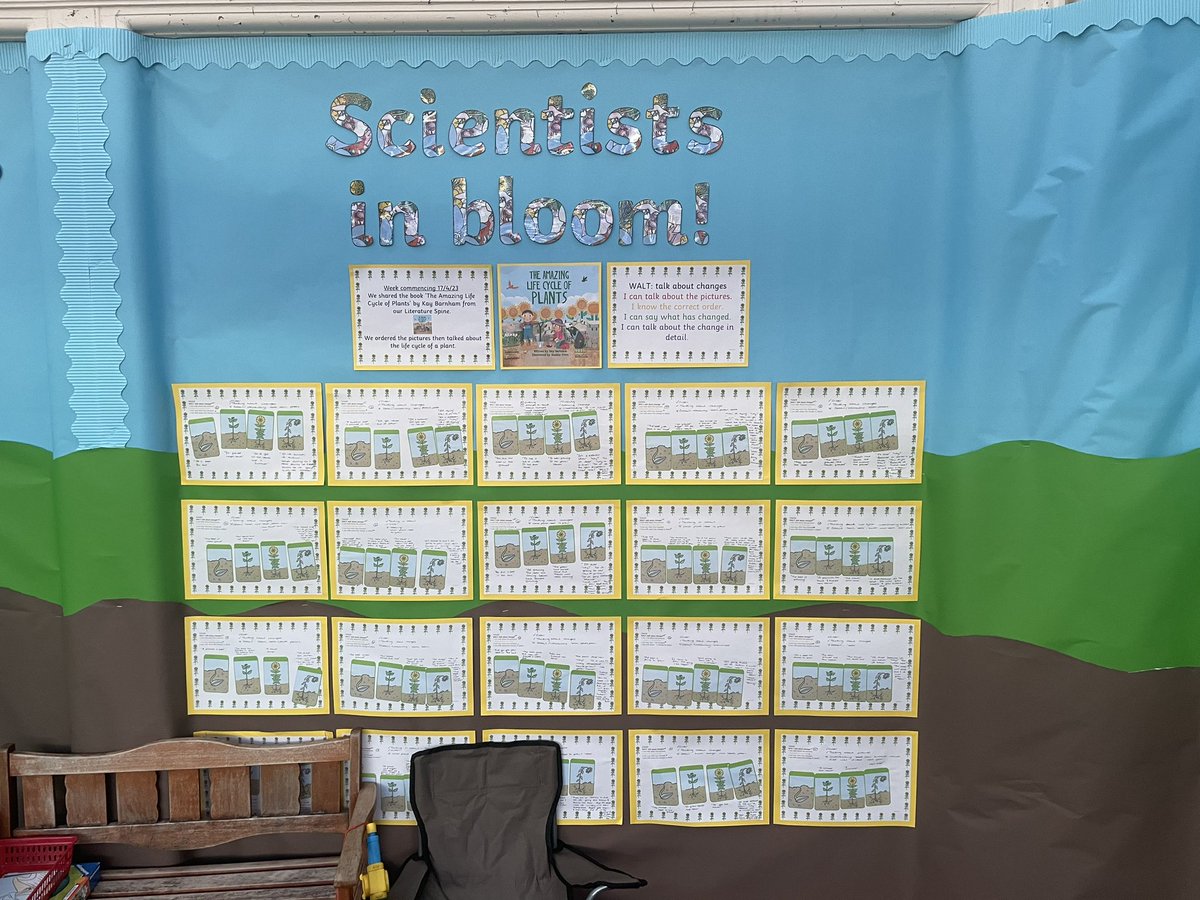 BottesfordIS's tweet photo. Red &amp; Orange class (EYFS) have been learning about plants! Look at this fabulous work 🌻 #teamBIS #lifecycles #scientists #artists https://t.co/YSg1jjPvgY