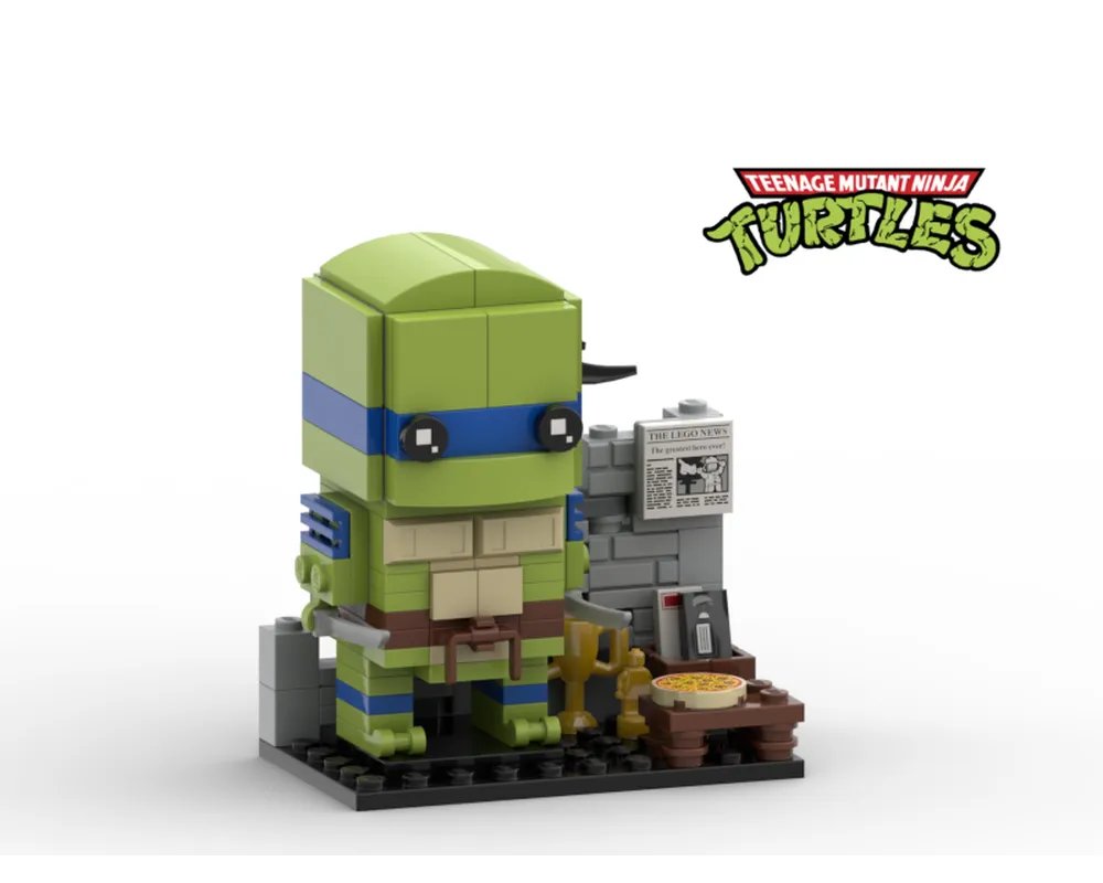 TMNT - Leonardo - Brickheadz by EdgarGuacs #LEGO reb.li/m/150999
