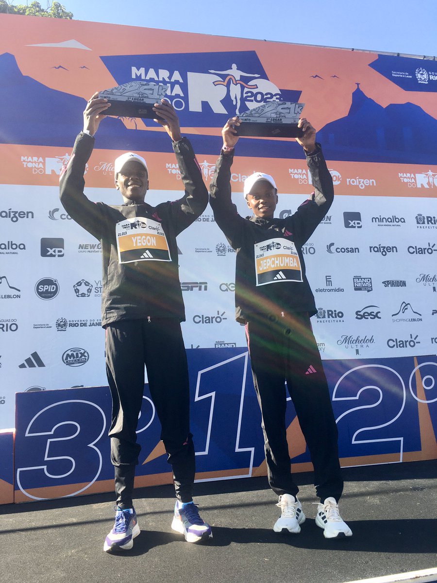 Nelly Jepchumba and Geoffrey Yegon victorious in Rio Half Marathon! @adidasrunning @one4onesports #run #running #sport #sports #HalfMarathon #TeamAdidas #HereToCreate