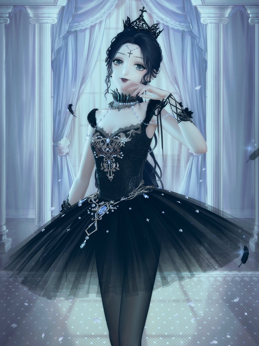 「黒いティアラ欲しかったの思い出しました」|［出荷］ひびきのイラスト