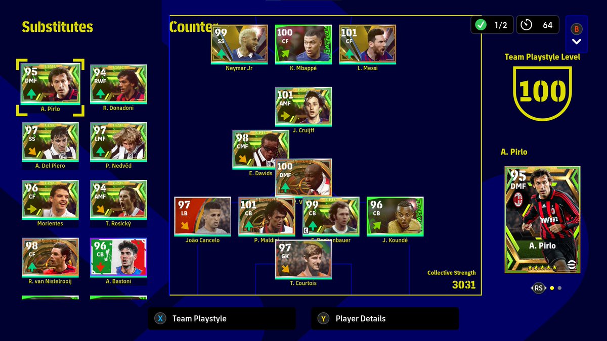 Is this an error or a new cheat on #eFootball #eFootball2023 ????
What's the point on having epics and letters then
<a href="/play_eFootball/">eFootball</a> <a href="/Konami/">Konami</a>