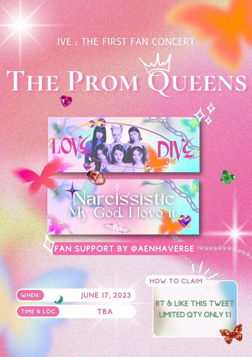 -ˏˋ ♕ ive the prom queens in manila ❕ˊˎ-
fan support by <a href="/aenhaverse/">gab ☆.ᐟ</a>

𑁍 like &amp; rt
𑁍 time &amp; location: tba

⤷ for team labas &amp; team con!
⤷ limited qty, 1:1
⤷ open for trades ฅ^•ﻌ•^ฅ

#IVE #아이브 #ThePromQueens #IVEMNL2023