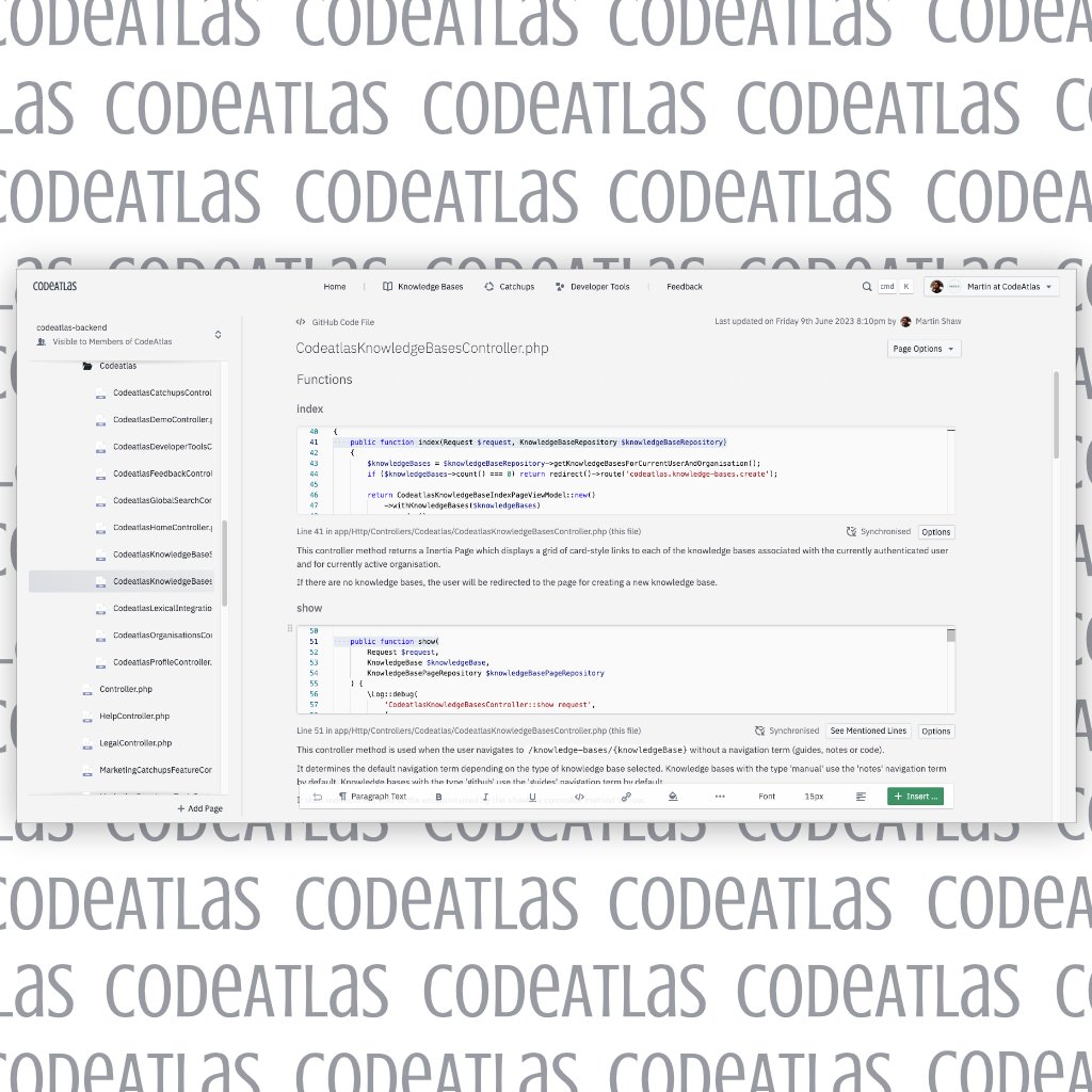 CodeAtlasdotxyz's tweet image. Are you a developer? Make next week so much easier for you and your team!

Launching our early access to CodeAtlas.xyz on Product Hunt on Monday 8am BST

Click to be notified and check it out →
producthunt.com/products/codea…

codeatlas.xyz

#CodeAtlas @ProductHunt