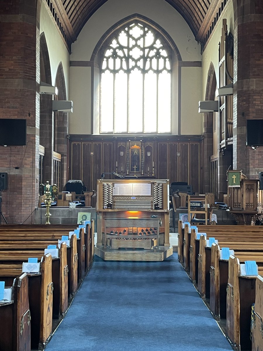 All set for <a href="/MarcSMurray/">Marc Murray</a> recital at 12.30pm. Everyone’s welcome!