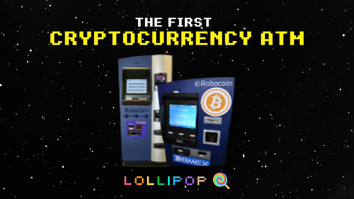 LollipopBsc's tweet image. 📢💰 Crypto Trivia Time! 

Do you know the name of the first cryptocurrency ATM? 
It's Robocoin! 🏧💥 

This groundbreaking machine made its debut in Vancouver, Canada in 2013. 

#CryptoTrivia #CryptocurrencyATM