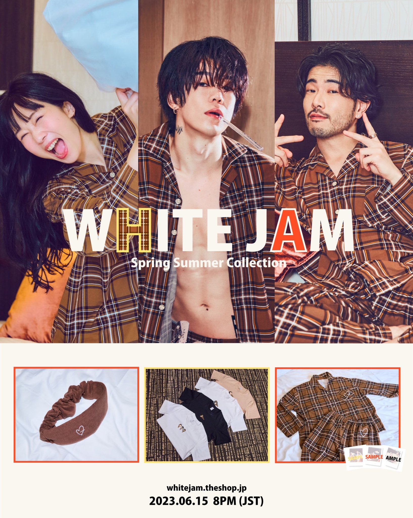 WHITE JAM シロセさん黒髪チェキ rectangle_large_type_2_069aab7