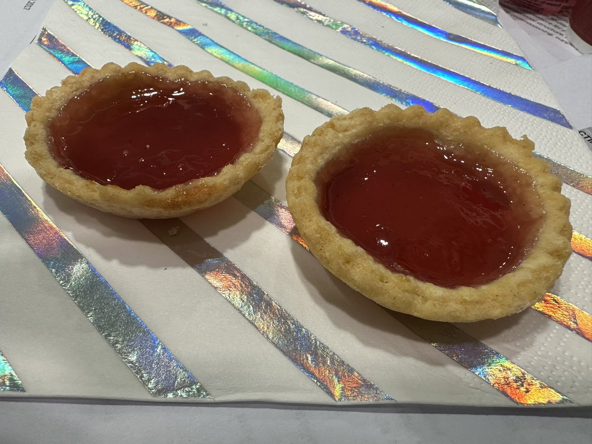 v1sharma's tweet image. When your colleagues save you some jam tarts! #perksofthejob