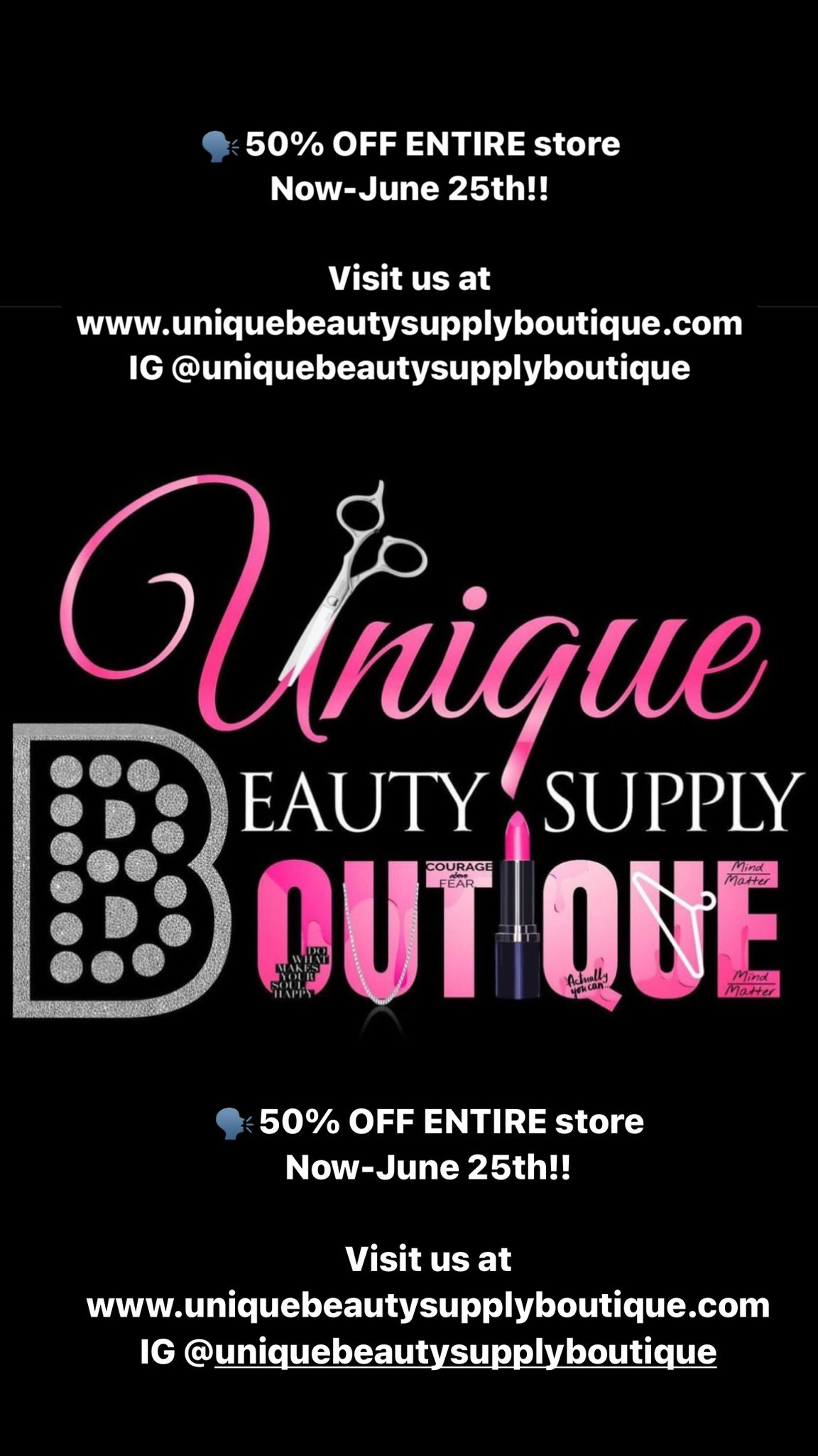 Unique Beauty Supply Boutique hairbydonikag X