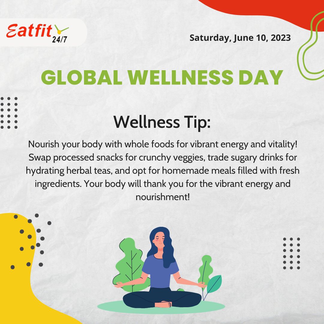 'Nourish your body, fuel your soul. Embrace whole foods for a vibrant, energized life. Happy Global Wellness Day'
.
.
#globalwellnessday #wellnessjourney #fuelyourwellbeing #health #fitness #wellness #happy #support #success #gym #lifestyle #workout #goodhealth #gethealthy