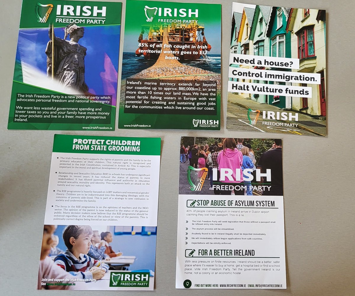 Coming to a letterbox near you. 
#Drogheda
#louth 
#Irishfreedom 
#IrelandisFull