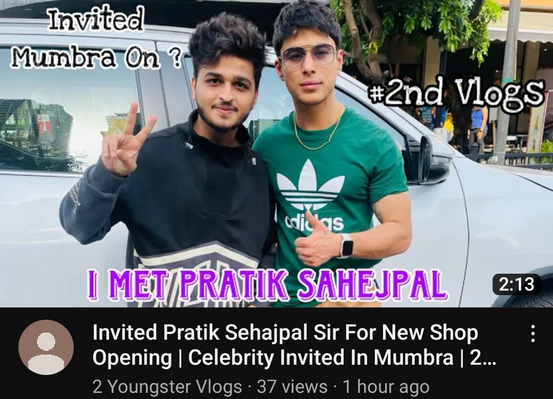 Catch some glimpses of him here!

Link: youtu.be/Vetva2NL5Ng

#PratikSehajpal #PratikFam @realsehajpal