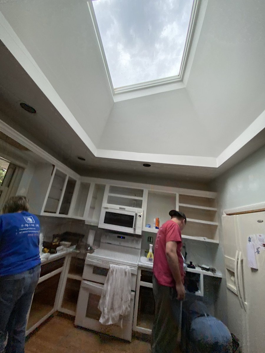 Y’all I am so OBSESSED with how my kitchen is coming along. The current start of it and how it looked when we bought it…we still have work to do on it and need to get the doors on but I just had to share it 🤩🤩🤩
