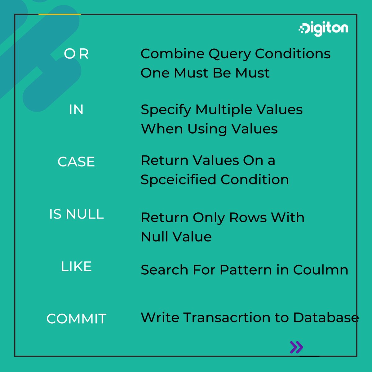 digiton_tech's tweet image. 📣 Exciting News!🎉 Boost your career with our comprehensive SQL Course!🚀
#SQLCourse #DataManipulation #DatabaseManagement #BoostYourCareer #OnlineLearning #ITCourses #CloudComputing #UnlockYourPotential #softwaretrainingchennai #softwaretraining #chennai #digiton #digitontech