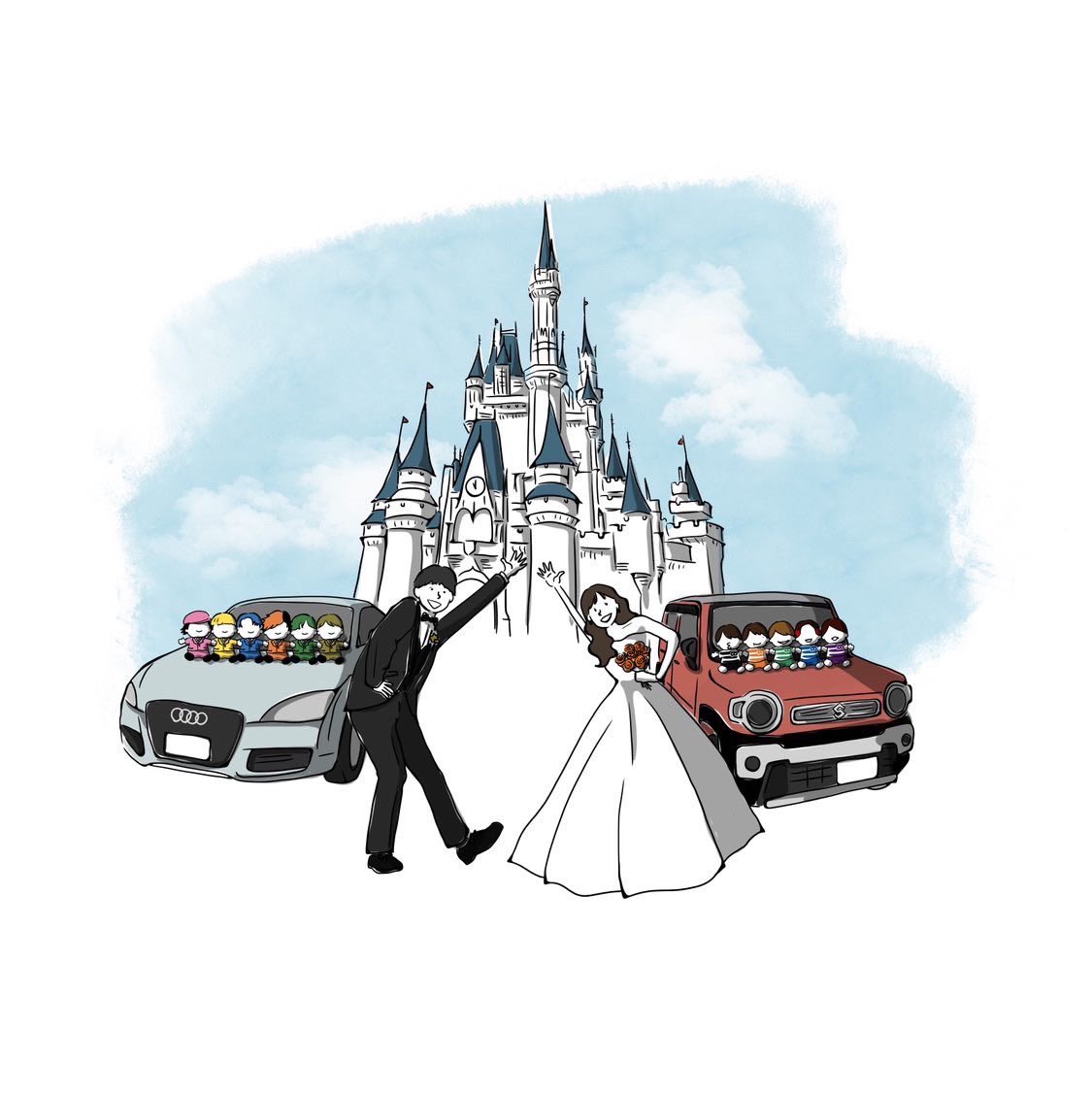 itagakki0609's tweet photo. 皆様お久しぶりです！！！
この度結婚しました！！！
また遊んでください！！！ https://t.co/g1WcBZF4BY