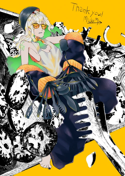 イラストを納品いたしました 楽しく描かせていただきました、ありがとうございました!