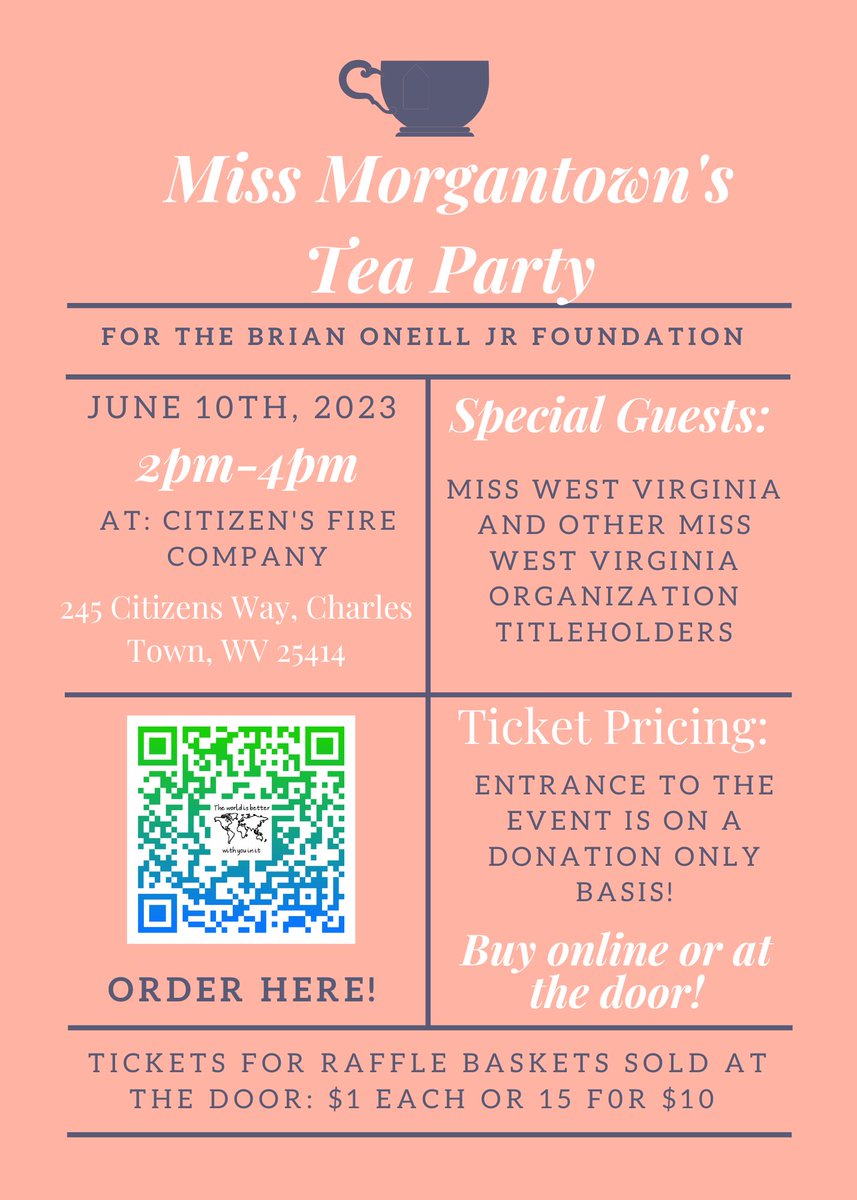 Looking for something to do today? Come join us for this great cause.  Raffles are also available to be won at $1 per ticket or 15 for $10
