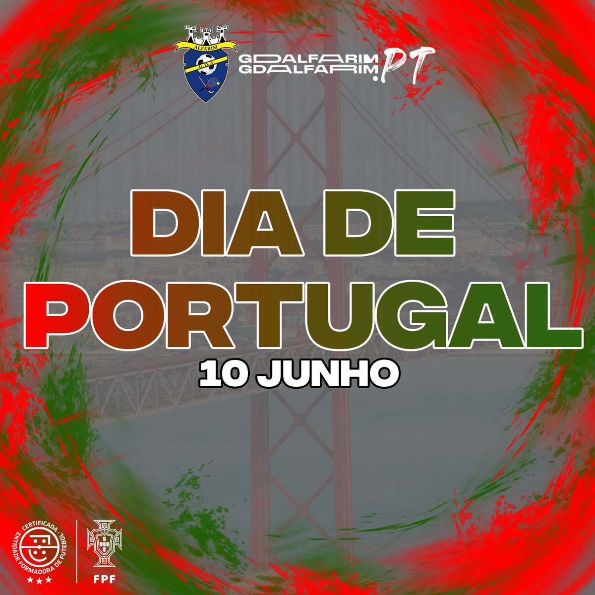 gdalfarim's tweet photo. 𝗗𝗜𝗔 𝗗𝗘 𝗣𝗢𝗥𝗧𝗨𝗚𝗔𝗟 🇵🇹

#NOALFARIMTODOSCONTAM
#alfarim #meco #sesimbra #territorioarrabida #yessesimbra https://t.co/Dpaqti2sn1