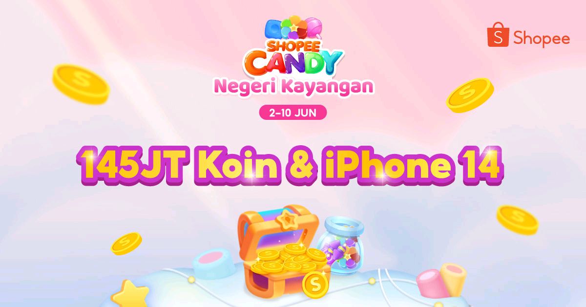AgikHarto's tweet photo. Main Negeri Kayangan di Shopee Candy dan dapatkan total 145JT Koin &amp; iPhone 14! https://t.co/16IOTYYHzb https://t.co/Pd8FKUZeBB