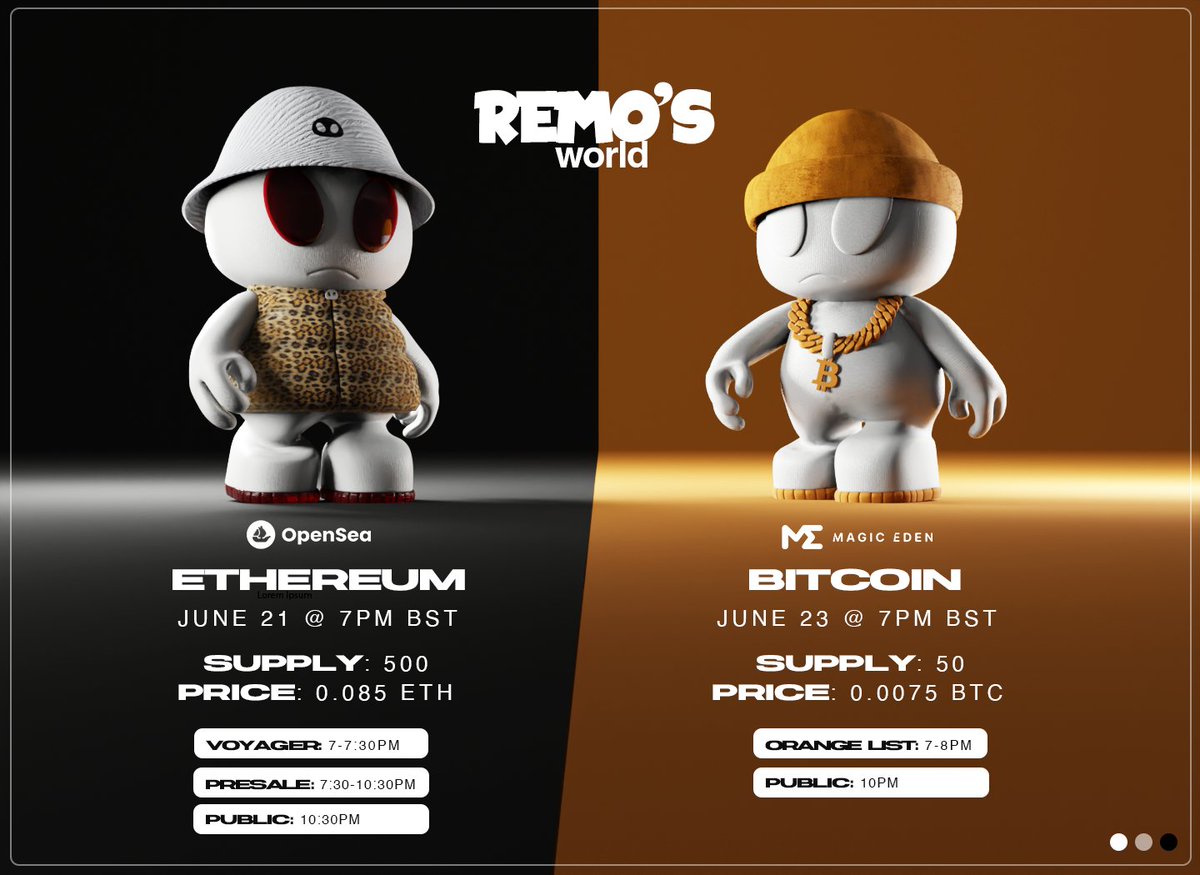 All the details for both ETH &amp; BTC drops 👽

🚫 ETH Voyager List Closed
✅ BTC Orange List Collabs Open

DMs open for questions 📩