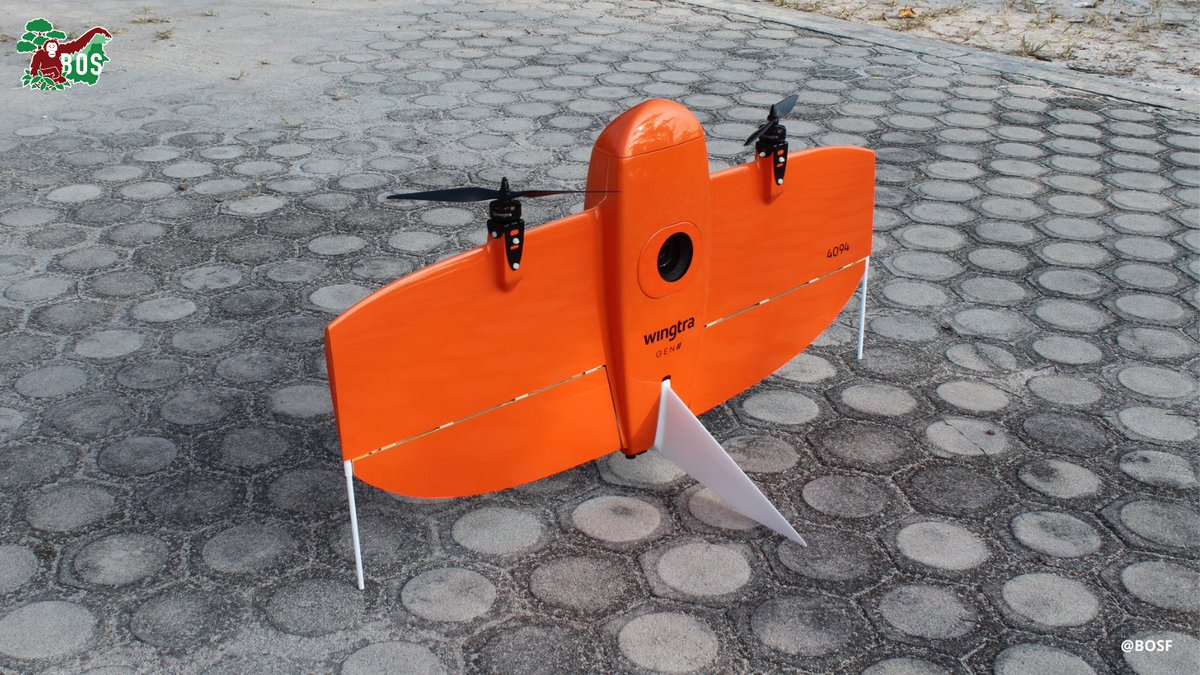 How cool! This fancy-looking orange drone will soon allow BOS to monitor natural disasters and survey land cover in Central Kalimantan. 

Our partner @bos_deutschland donated it, while @bos_schweiz coordinated the training session.

#drone #saveorangutans #savetherainforest