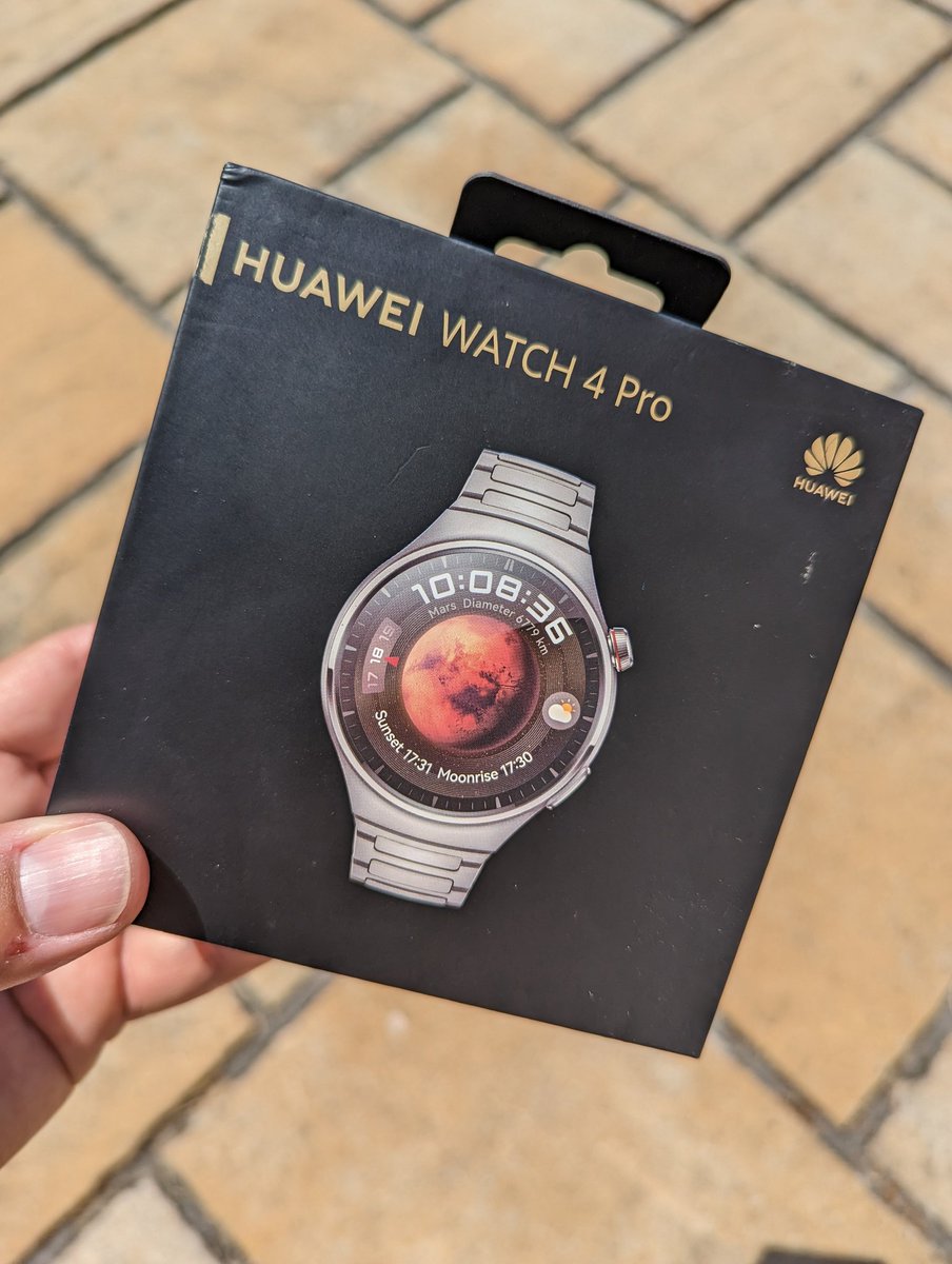FunThomas_de's tweet image. Also das Design gefällt mir schon mal. 🤗

#Huawei #Watch4pro #Smartwatch