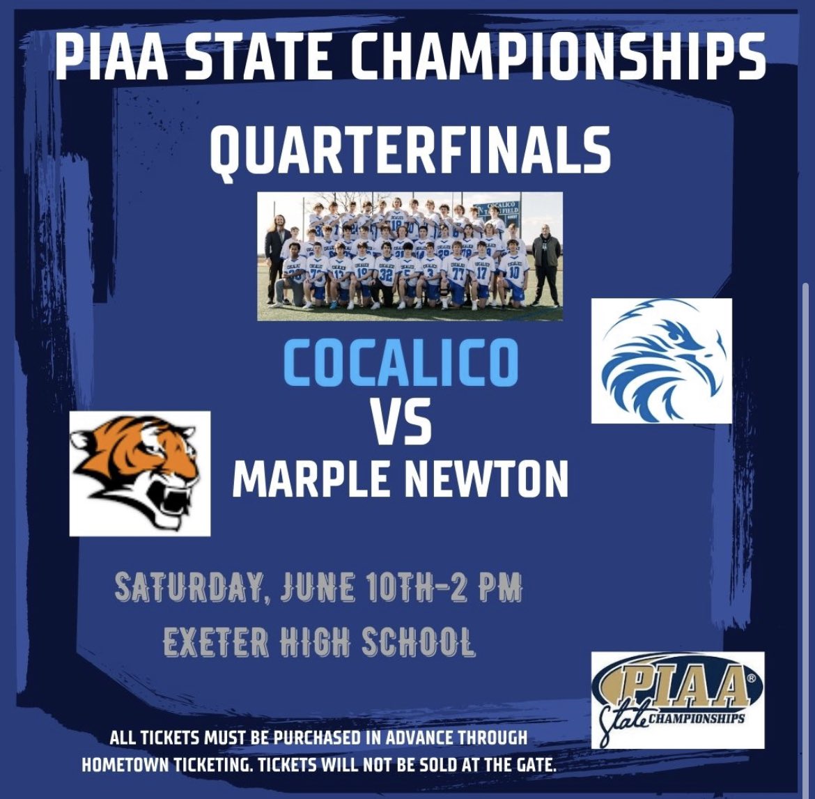 CocalicoSports's tweet photo. Good Luck Cocalico Boys Lacrosse today https://t.co/BJneuk4O9a