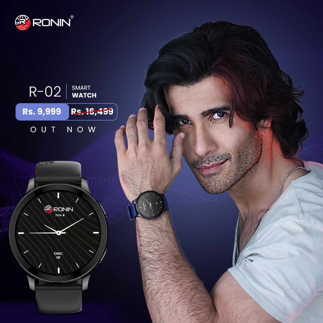 Ronin R-02, where fashion meets innovation!

Shop Now: ronin.pk/products/r-02-…

#Qualitynevercompromise #roninpakistan #accessories #techlovers #quality #ronin #watches #newtechnology #getready #smartness #smartwatch #fastfashion #roninsmartwatch #ferozekhan #outnow #FashionTech