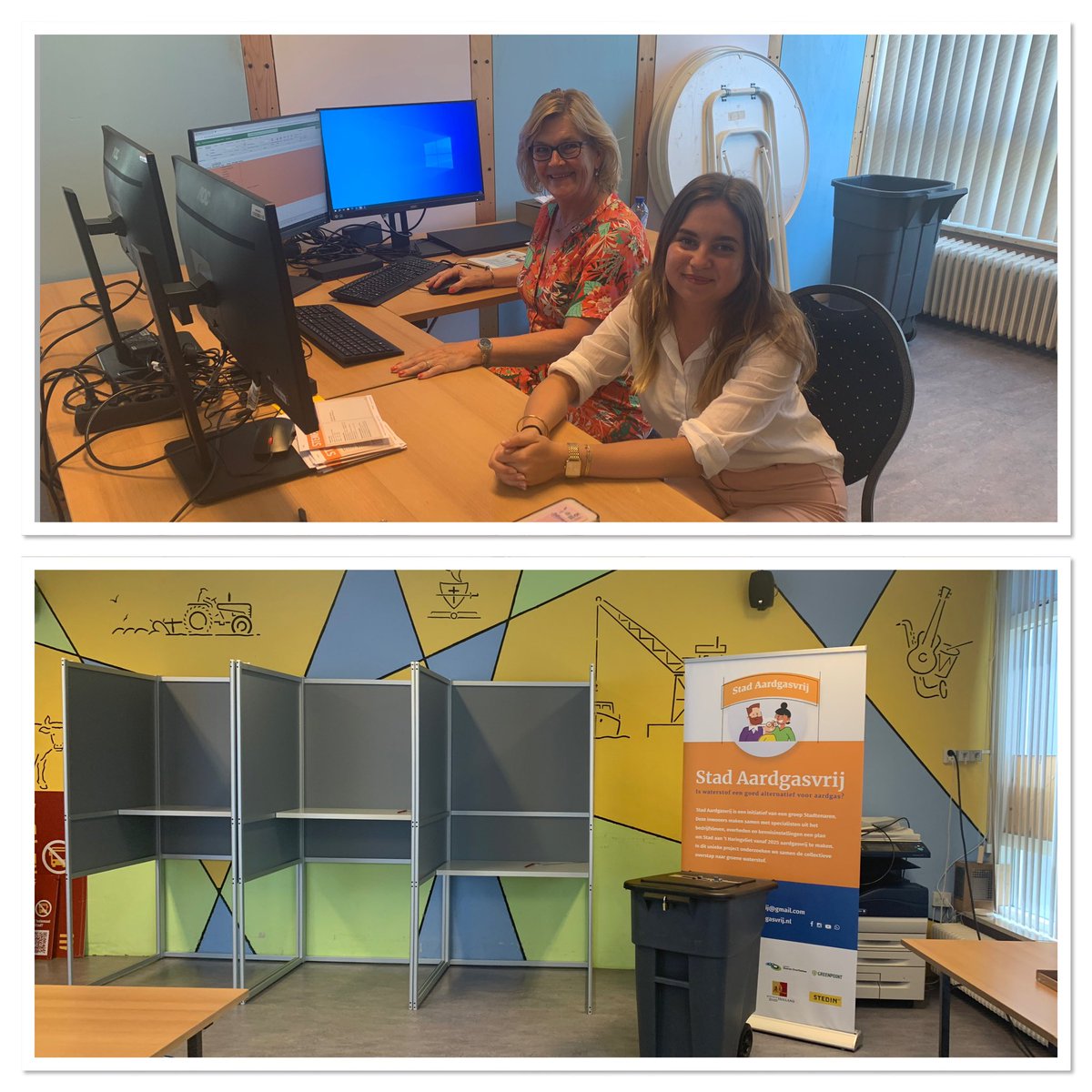 Vandaag voorzitter op het stembureau in Stad a/h Haringvliet. In de maand juni vindt daar een draagvlakmeting plaats over het overgaan van het hele dorp op groene waterstof. Spannend voor alle inwoners en andere betrokkenen!